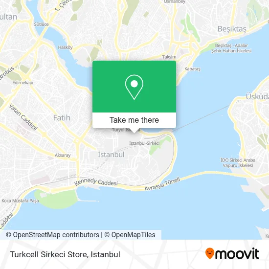 Turkcell Sirkeci Store map