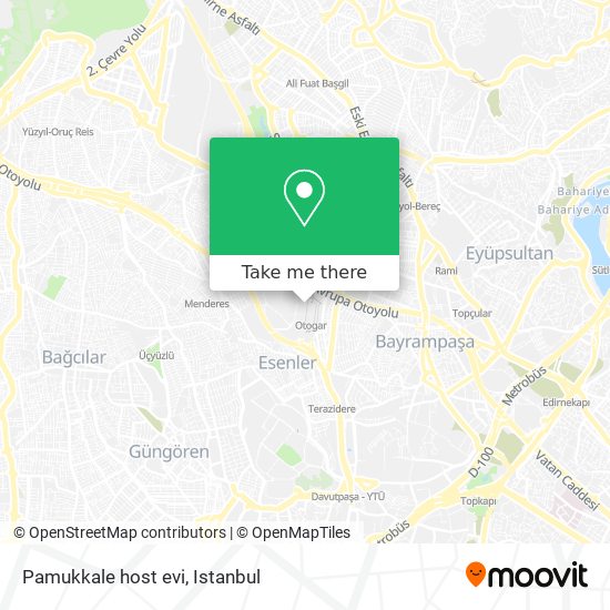 Pamukkale host evi map