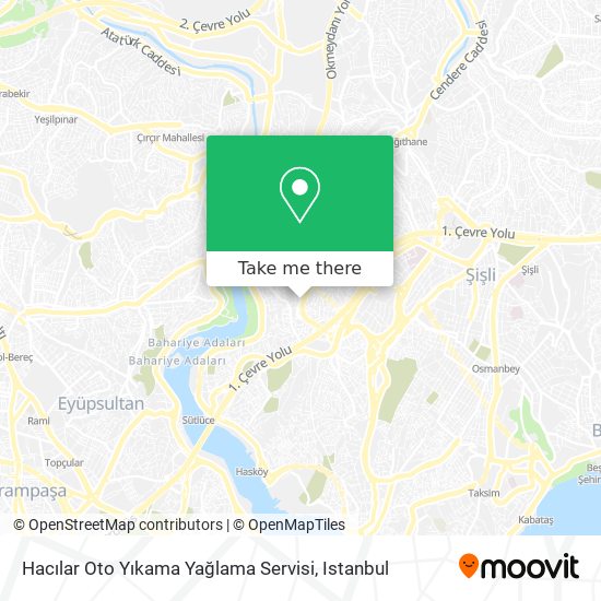 Hacılar Oto Yıkama Yağlama Servisi map