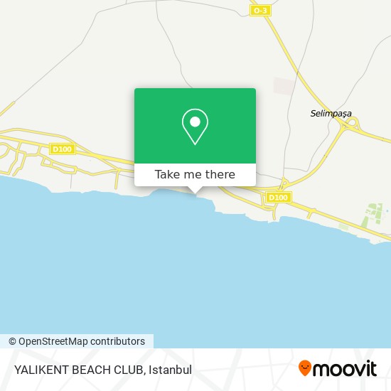 YALIKENT BEACH CLUB map