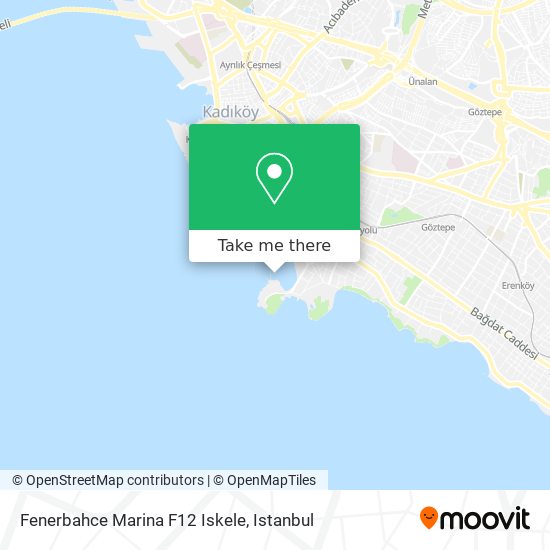 Fenerbahce Marina F12 Iskele map