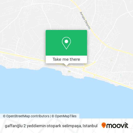 gaffarığlu 2 yeddiemin otopark selimpaşa map