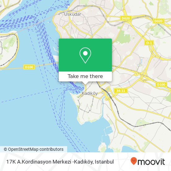 17K  A.Kordinasyon Merkezi -Kadıköy map