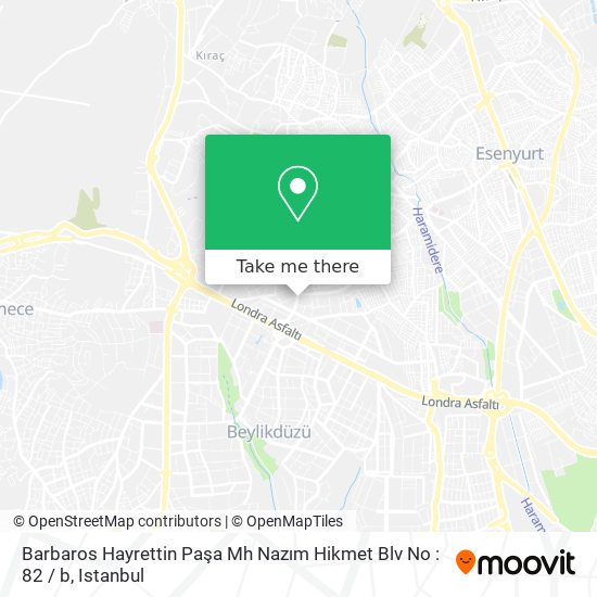 Barbaros Hayrettin Paşa Mh Nazım Hikmet Blv No : 82 / b map