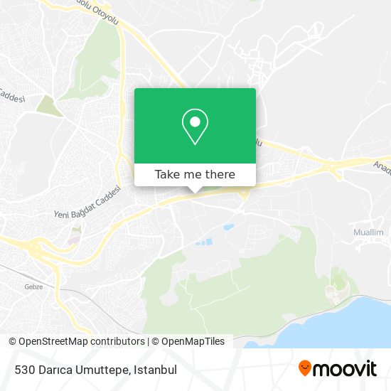 530 Darıca Umuttepe map
