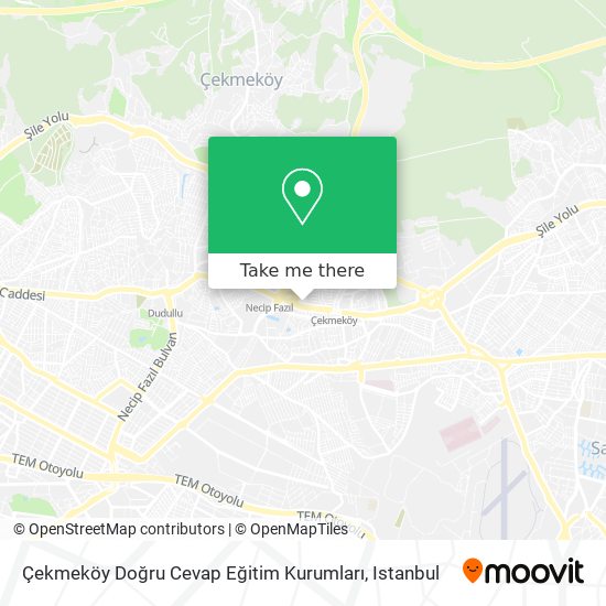 Çekmeköy Doğru Cevap Eğitim Kurumları map