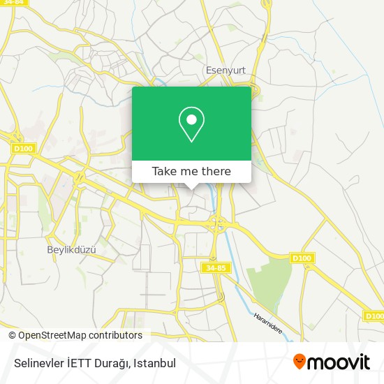 Selinevler İETT Durağı map