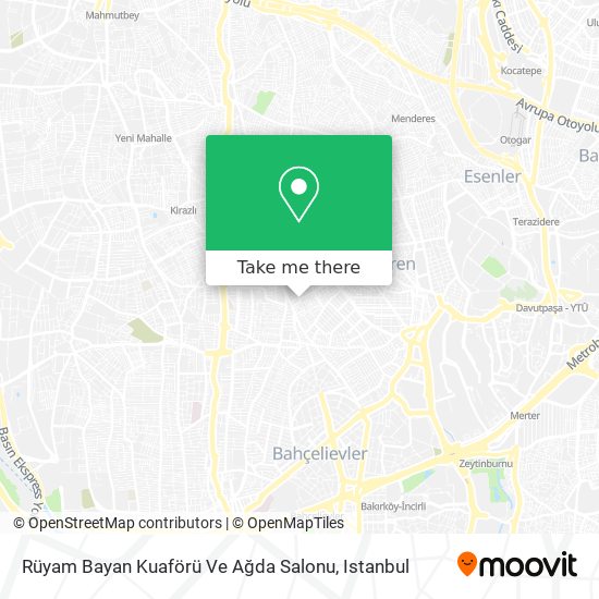 Rüyam Bayan Kuaförü Ve Ağda Salonu map