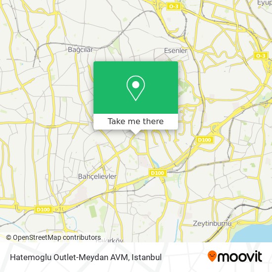 Hatemoglu Outlet-Meydan AVM map