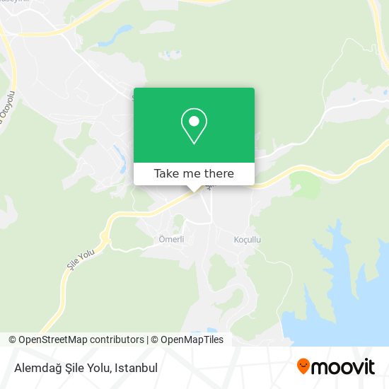 Alemdağ Şile Yolu map