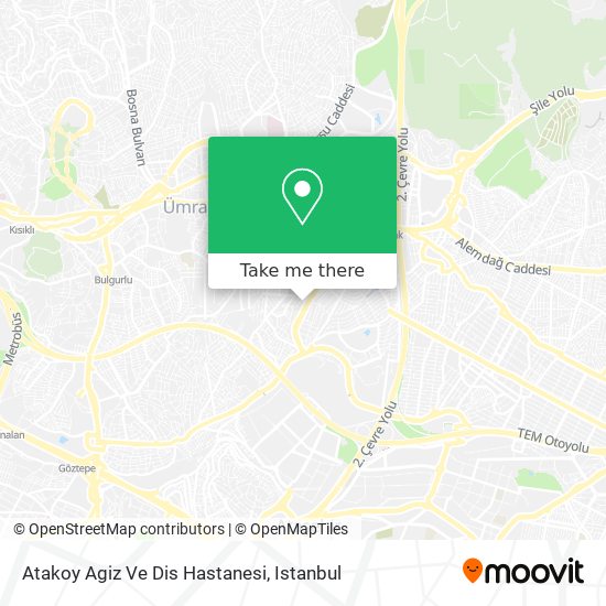 Atakoy Agiz Ve Dis Hastanesi map