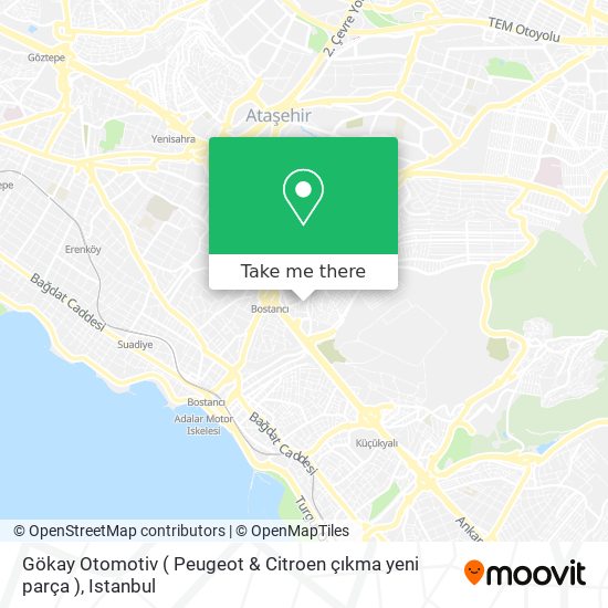 Gökay Otomotiv ( Peugeot & Citroen çıkma yeni parça ) map