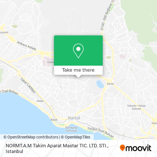 NORMT.A.M Takim Aparat Mastar TIC. LTD. STI. map