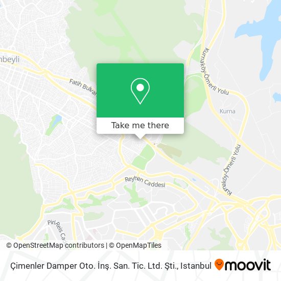 Çimenler Damper Oto. İnş. San. Tic. Ltd. Şti. map