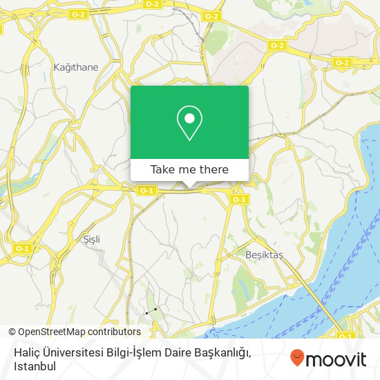 Haliç Üniversitesi Bilgi-İşlem Daire Başkanlığı map