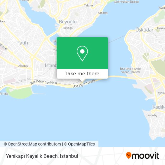 Yenikapı Kayalık Beach map