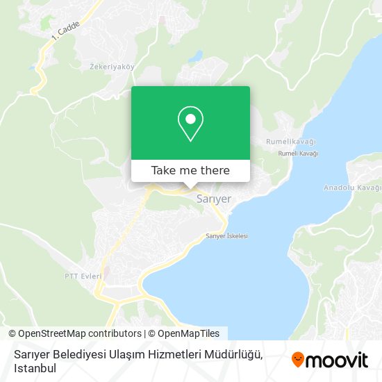 Sarıyer Belediyesi Ulaşım Hizmetleri Müdürlüğü map