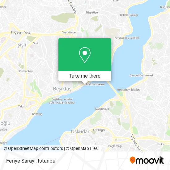 Feriye Sarayı map