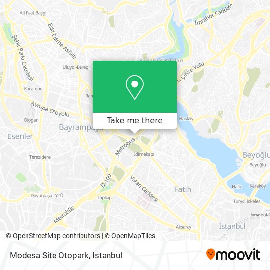 Modesa Site Otopark map