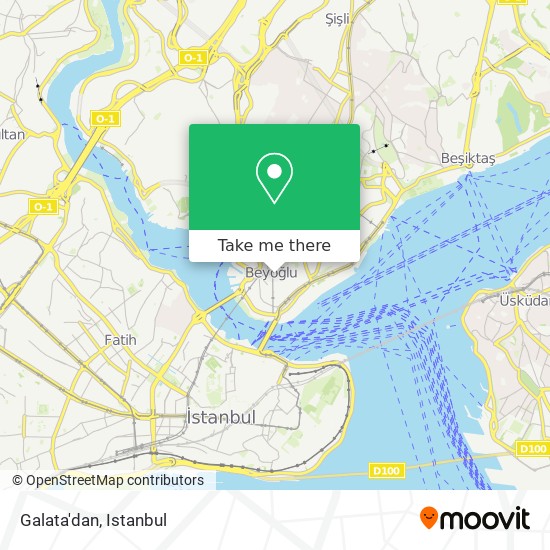 Galata'dan map