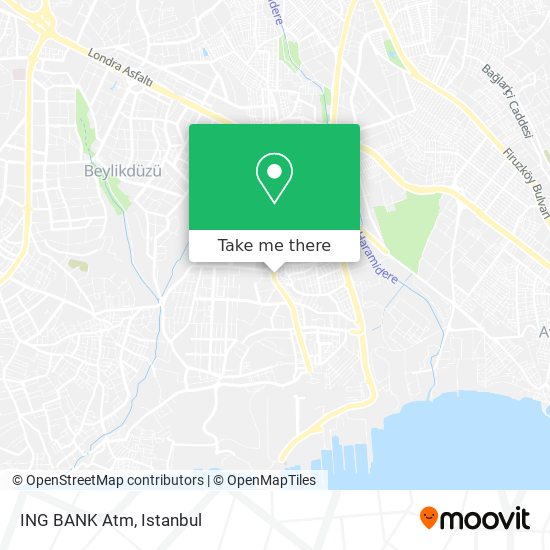 ING BANK Atm map