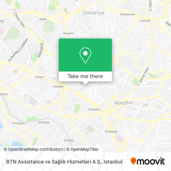 BTN Assistance ve Sağlık Hizmetleri A.Ş. map