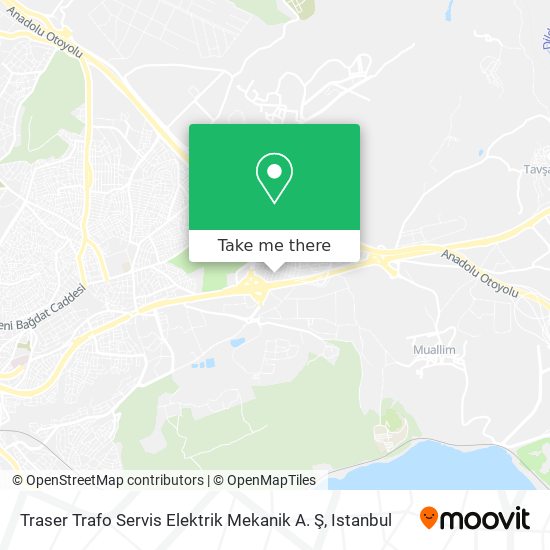 Traser Trafo Servis Elektrik Mekanik A. Ş map