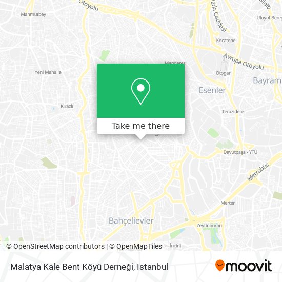 Malatya Kale Bent Köyü Derneği map