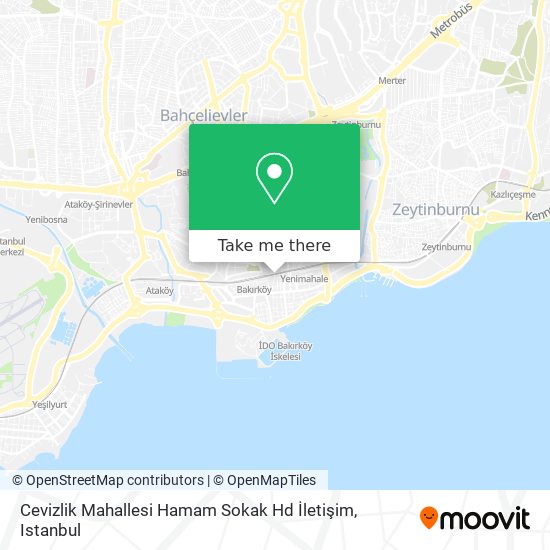 Cevizlik Mahallesi Hamam Sokak Hd İletişim map