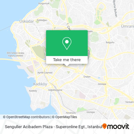 Senguller Acibadem Plaza - Superonline Egt. map