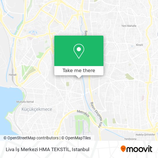 Liva İş Merkezi HMA TEKSTİL map