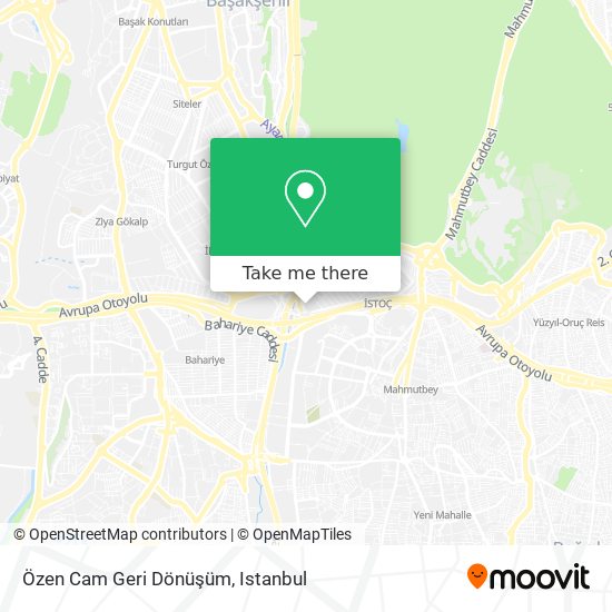 Özen Cam Geri Dönüşüm map