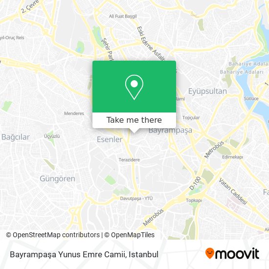 Bayrampaşa Yunus Emre Camii map