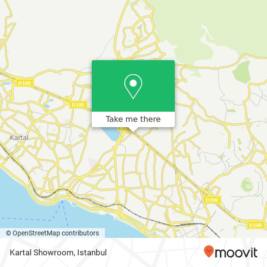 Kartal Showroom map