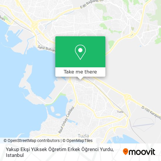 Yakup Ekşi Yüksek Öğretim Erkek Öğrenci Yurdu map