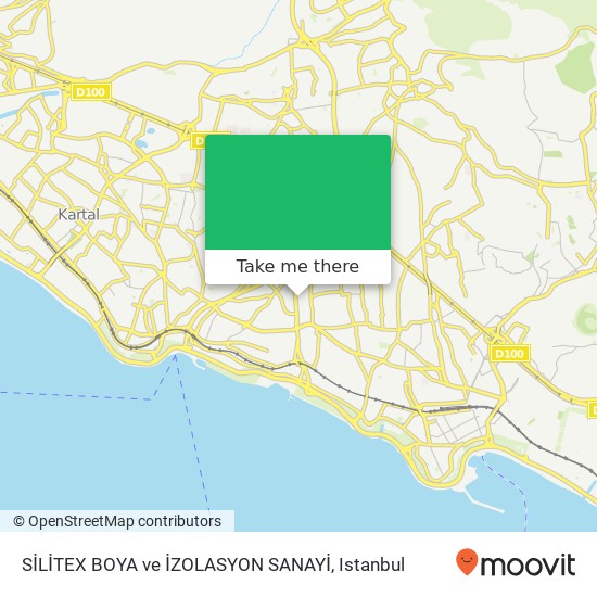 SİLİTEX BOYA ve İZOLASYON SANAYİ map