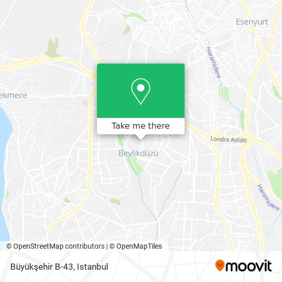 Büyükşehir B-43 map