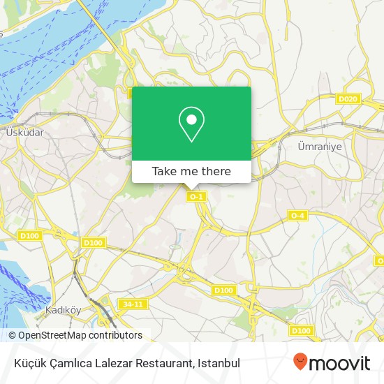 Küçük Çamlıca Lalezar Restaurant map