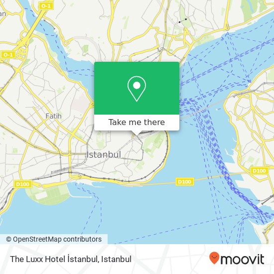 The Luxx Hotel İstanbul map