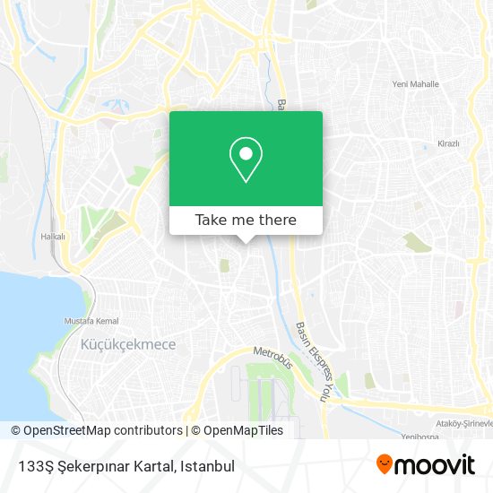 133Ş Şekerpınar Kartal map