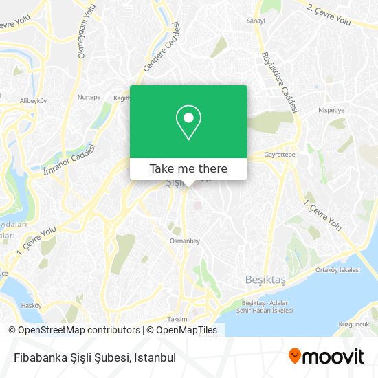 Fibabanka Şişli Şubesi map