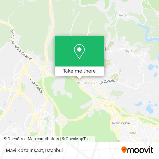 Mavi Koza İnşaat map