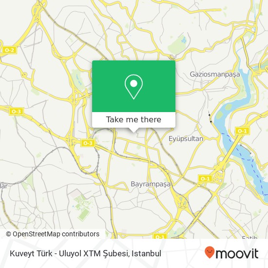 Kuveyt Türk - Uluyol XTM Şubesi map