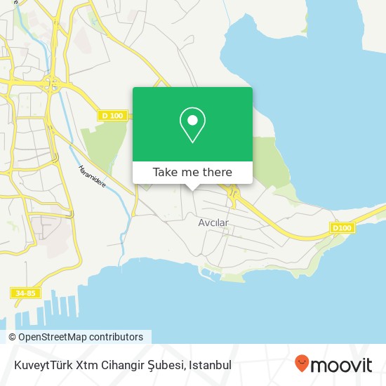 KuveytTürk Xtm Cihangir Şubesi map