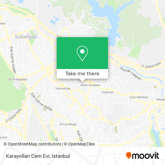 Karayolları Cem Evi map