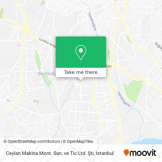Ceylan Makina Mont. San. ve Tic.Ltd. Şti map