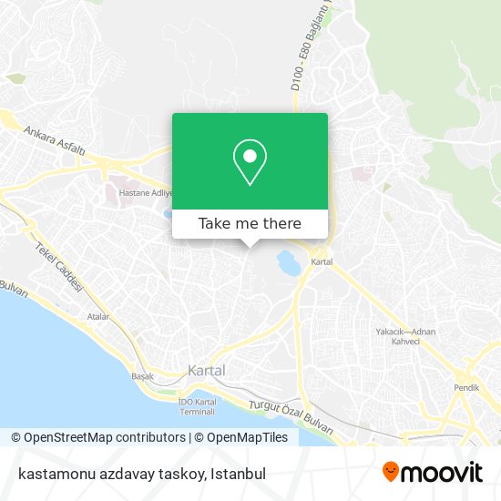 kastamonu azdavay taskoy map