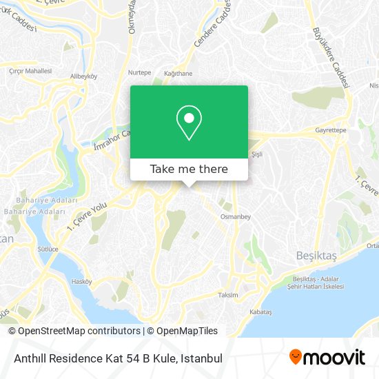 Anthıll Residence Kat 54 B Kule map