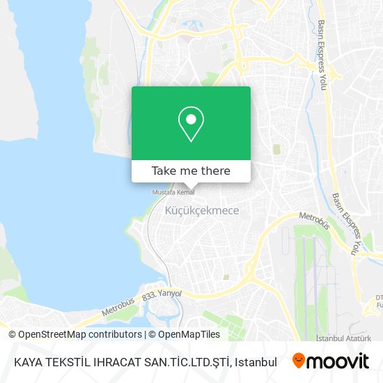 KAYA TEKSTİL IHRACAT SAN.TİC.LTD.ŞTİ map