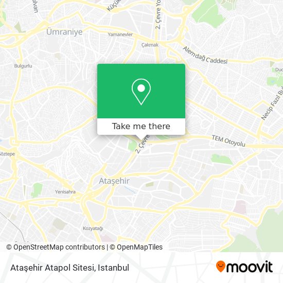 Ataşehir Atapol Sitesi map